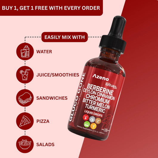 Azeno Berberine Ceylon Cinnamon Liquid Drops